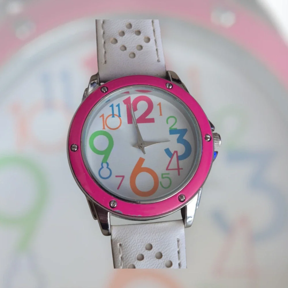BWC‎ Womens Watch Whimsical Funky Dial Singapore Movement Large Dial Unique
